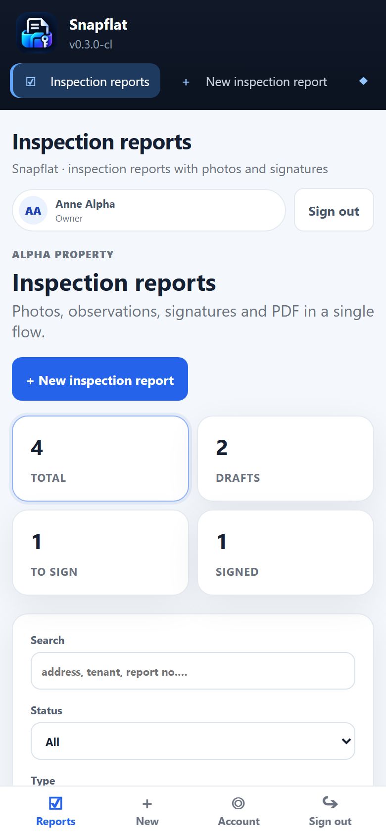 List of reports